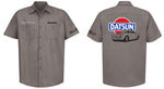 Datsun Roadster Logo Mechanic's Shirt