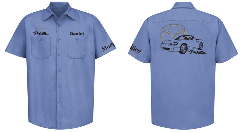 Mazda Miata NB Logo Mechanic's Shirt