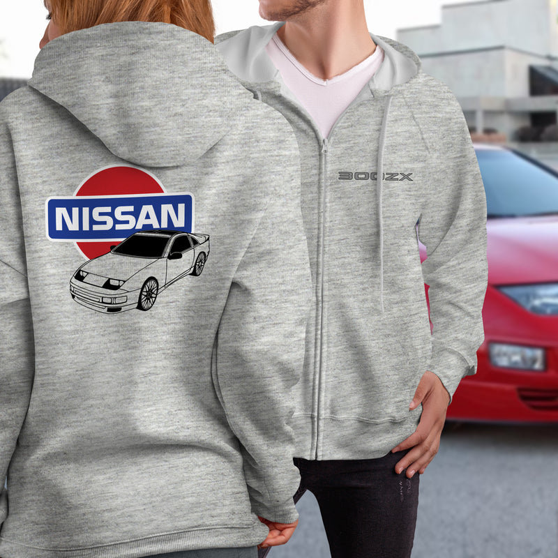 さいけパーカー Nissan 300ZX Logo Full Zip Hoodie – Modified racewear