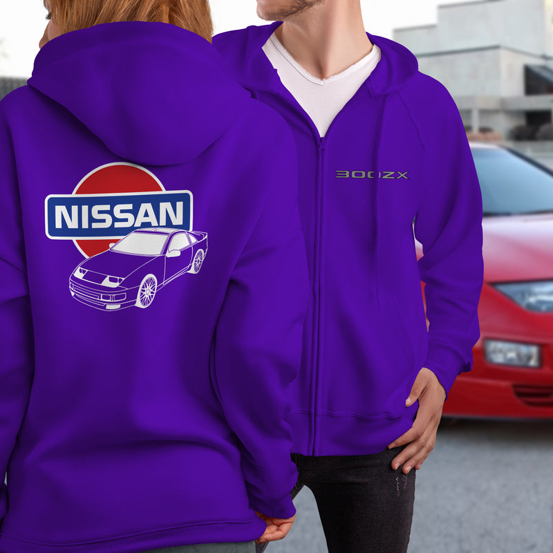 Nissan 300ZX Logo Full Zip Hoodie – Modified racewear