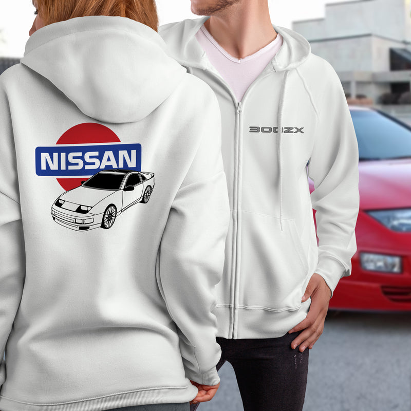 Nissan 300ZX Logo Full Zip Hoodie – Modified racewear