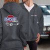 Datsun 510 Logo Full Zip Hoodie