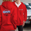 Datsun 510 Logo Full Zip Hoodie