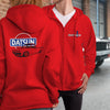 Datsun 620KC Logo Full Zip Hoodie