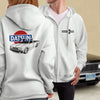 Datsun 720 Logo Full Zip Hoodie