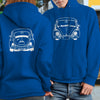 VW Bug Front/Back Hoodie