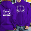 VW Bug Front/Back Hoodie