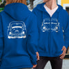 Bug Front/Back Full Zip Hoodie