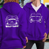 Bug Front/Back Full Zip Hoodie