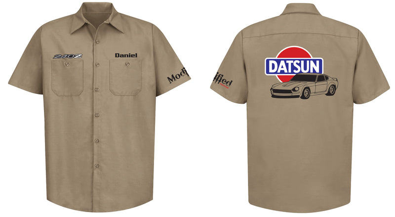 Datsun 240z Logo Mechanic's Shirt