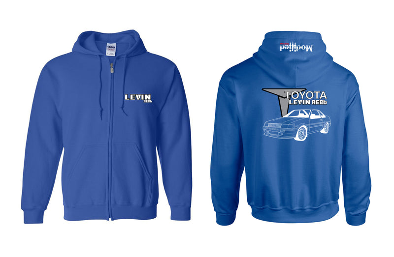 Toyota AE86 Levin Coupe Full Zip Hoodie
