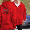 Mazda Miata NB Logo Full Zip Hoodie