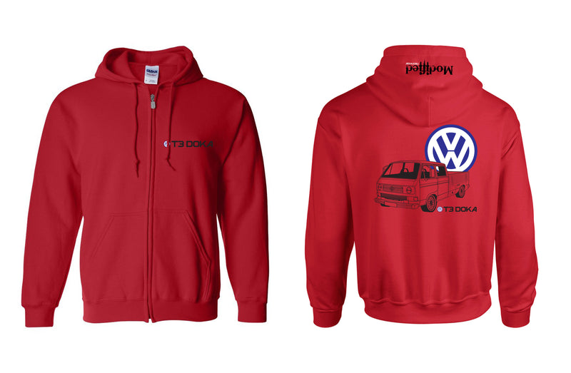 VW T3 Doka Full Zip Hoodie