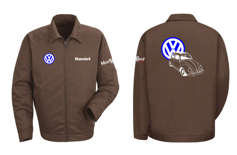 VW Bug Ragtop Logo Mechanic's Jacket