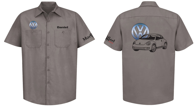 VW New Beetle (A5) Logo Mechanic's Shirt