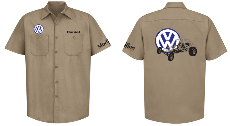 VW Rail Buggy Mechanic's Shirt
