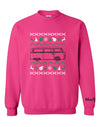 VW Bay Window Bus Ugly Christmas Sweater Sweatshirt
