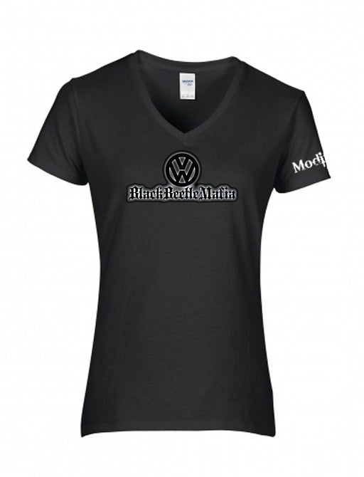 BlackBeetleMafia Women's V-Neck Shirt