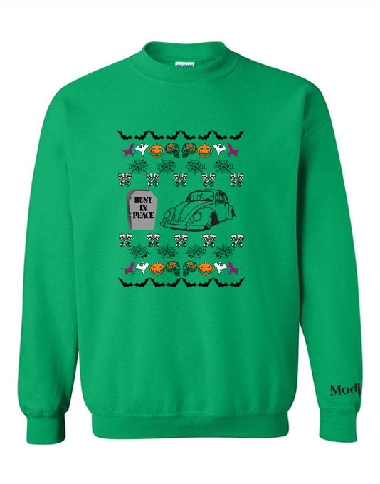 VW Bug Halloween Ugly Sweater