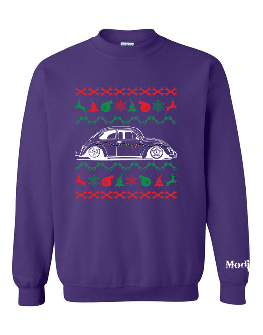 VW Bug Ugly Christmas Sweater Sweatshirt