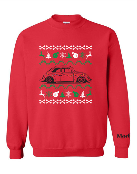 VW Bug Ugly Christmas Sweater Sweatshirt
