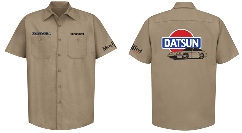 Datsun 280zx Logo Mechanic's Shirt