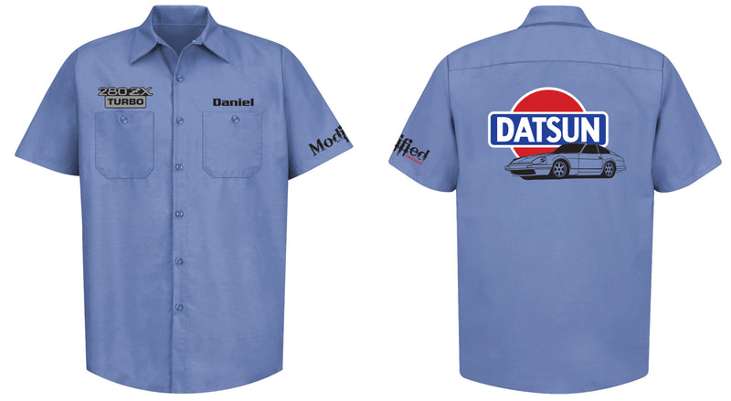 Datsun 280ZX Turbo Logo  Mechanic's Shirt