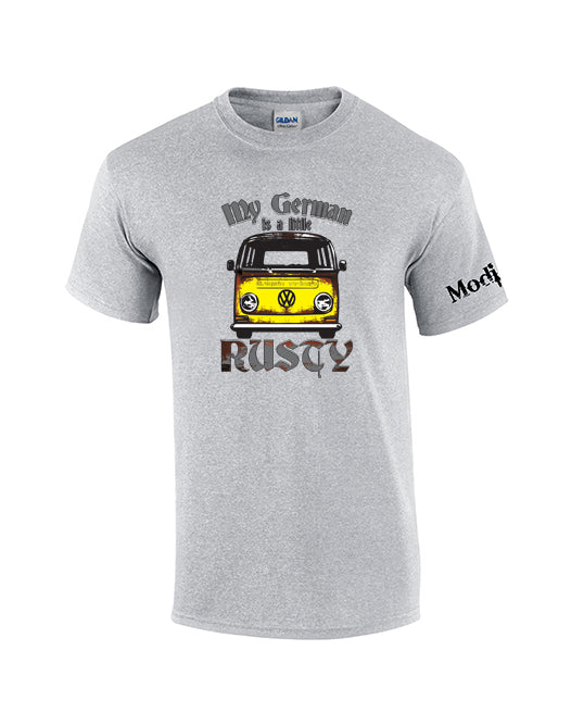 My German is a Little RUSTY Bay Bus Shirt