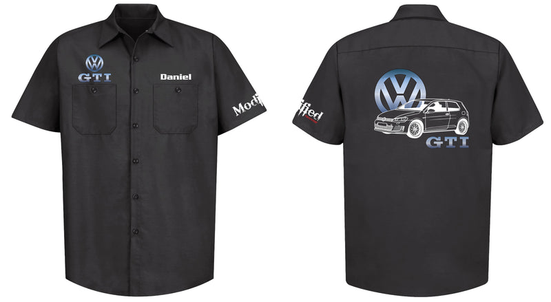VW Golf GTI MK7 Mechanic's Shirt
