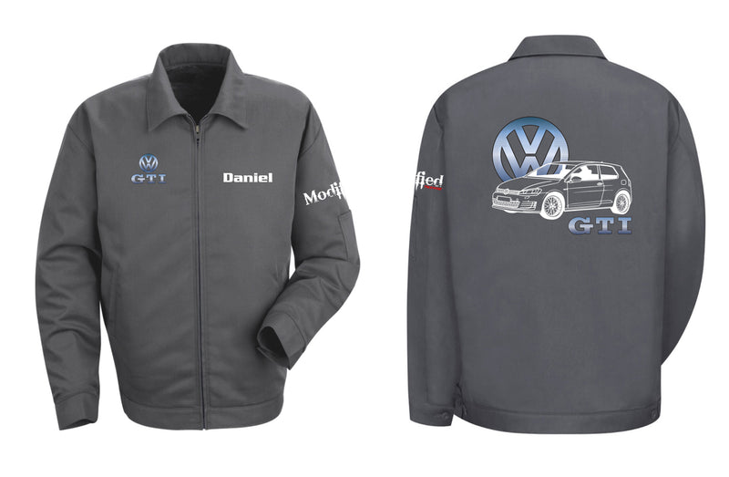 VW Golf GTI MK7 Logo Mechanic's Jacket