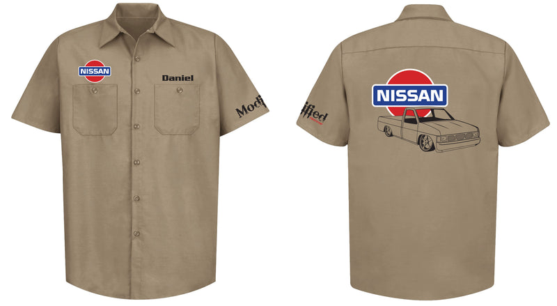 Nissan Hardbody Logo Mechanic's Shirt