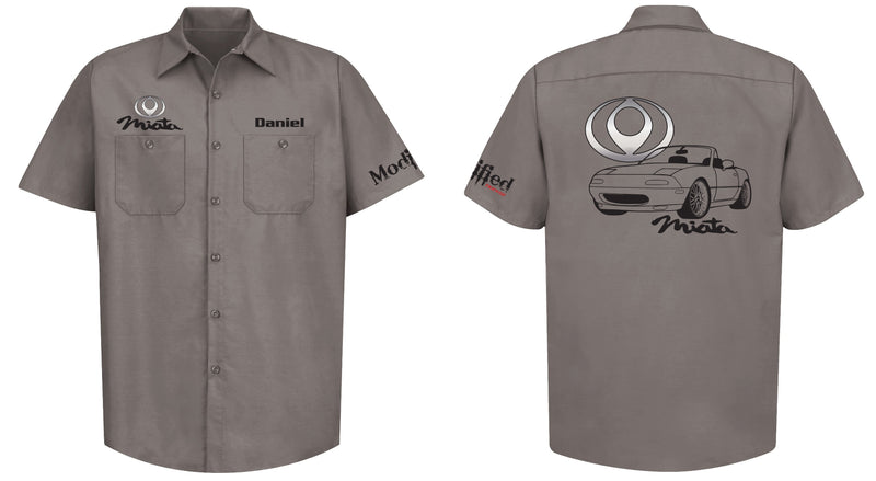 Mazda Miata NA Logo Mechanic's Shirt