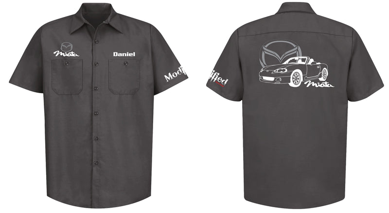 Mazda Miata NB Logo Mechanic's Shirt