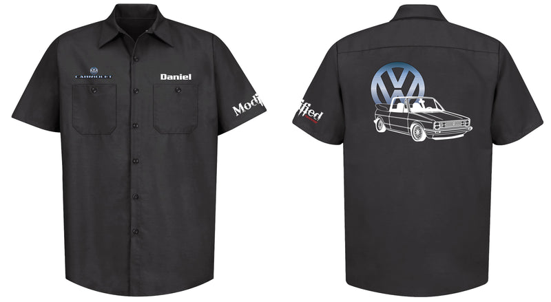 VW Golf Cabrio MK1 Mechanic's Shirt