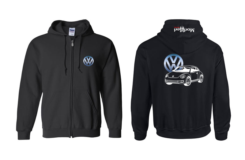 VW New Beetle (A5) Logo Full Zip Hoodie