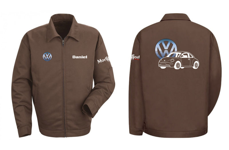 VW New Beetle Logo Mechanic's Jacket