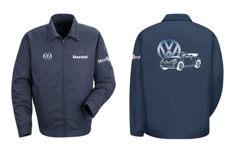VW New Beetle Vert Logo Mechanic's Jacket