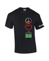 Peace Love Bay Window Bus Shirt