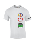 Peace Love Bay Window Bus Shirt