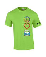 Peace Love Split Window Bus Shirt