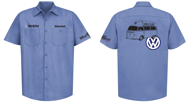 VW Bay Riviera Mechanic's Shirt