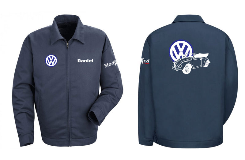 VW Bug Vert Logo Mechanic's Jacket